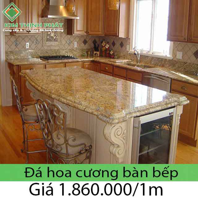 Giá đá hoa cương bếp granite tạo cho bạn cảm giác bình yên